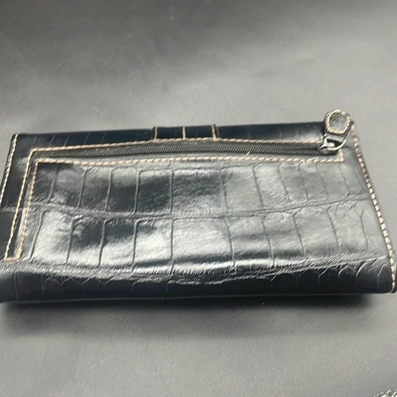 Liz Claiborne Wallet Black Long Nice - Picture 2 of 9